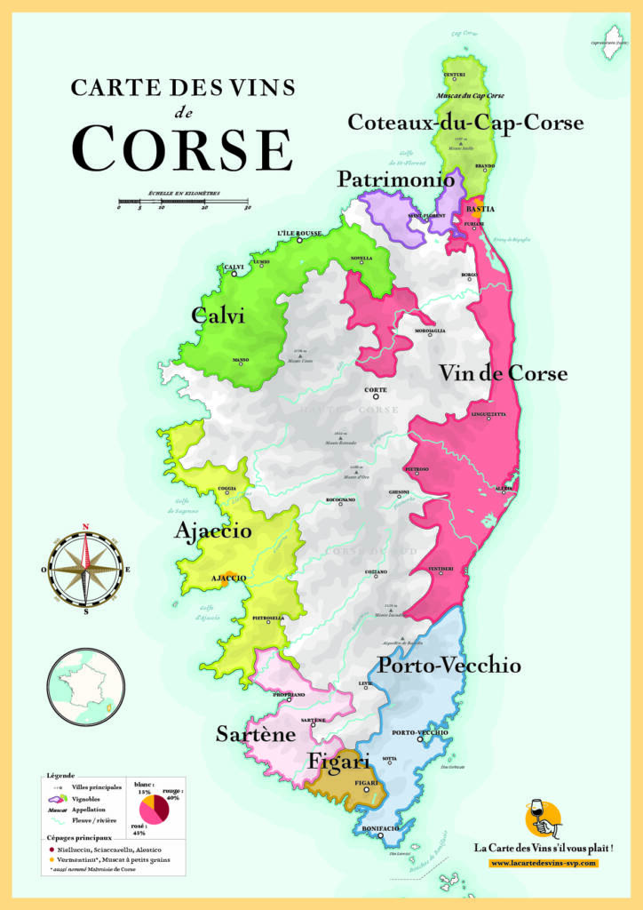 vignobles de Corse